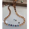 Ketten Fassung für 6 mm Princess Square Swarovski Kristall