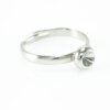 Ring setting for 10 mm Rivoli Swarovski Crystals