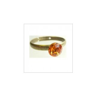 Ring Fassung fr 6 mm Chatons Swarovski Stein
