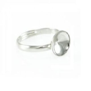 16 mm Ring setting for 8 mm Rivoli Swarovski Crystals