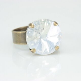 Ring Fassung fr 14 mm Rivoli Swarovski Stein