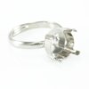 Ring setting for 10 mm Rivoli Swarovski Crystals