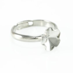 Ring setting for 10 mm Flower Swarovski Crystals