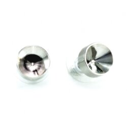 Ohrstecker Fassung für 8 mm Chatons Swarovski Stein