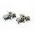 Stud Earring setting for 4 mm Chatons Swarovski Crystals and 4200, 10x5 mm