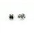Stud Earring setting for 4 mm Chatons Swarovski Crystals