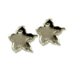 Stud Earring setting for 10 mm Flower Swarovski Crystals