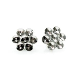 Stud Earring setting for 4 mm Chatons Swarovski Crystals