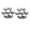 Stud Earring setting for 6 mm Chatons Swarovski Crystals