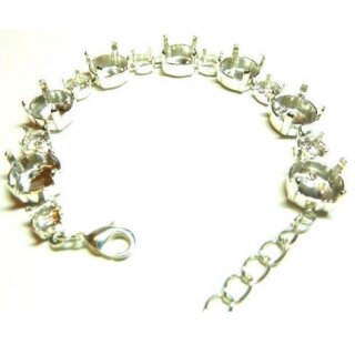 Armband Fassung fr 6 mm und 10 mm Kristalle