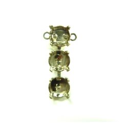 Anhänger Fassung für 8 mm Chatons Swarovski Stein