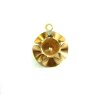 Flower Pendants setting for 6 mm Chatons Swarovski Crystals