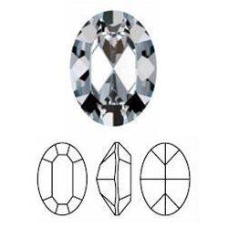 8x6 mm oval Swarovski Crystal - 10 pcs.