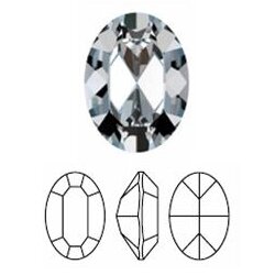 8x6 mm Oval Swarovski Kristall - 10 Stk.