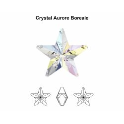 Swarovski Kristalle 4745 Stern 10 mm