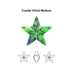 10 mm Star Swarovski Crystal 4745