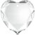 18 mm Flat Heart Pendant Swarovski Crystal