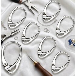 17,7x10,2 mm leverback  925 Silver