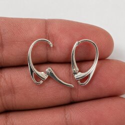 17,7x10,2 mm leverback  925 Silver