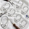 17,7x10,2 mm leverback  925 Silver