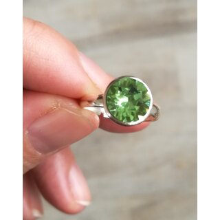 Ring Fassung fr 8 mm Rivoli Swarovski Stein
