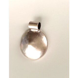 Anhnger Fassung mit Rhrchen fr 14 mm Rivoli Swarovski Stein
