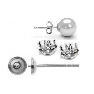 Stud Earring setting for Swarovski Crystals Crystal...