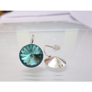Ohrhaken 925 Silber fr Swarovski Nr. 1122, 14 mm