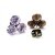 Stud Earring setting for 6 mm Chatons Swarovski Crystals