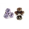 Stud Earring setting for 6 mm Chatons Swarovski Crystals