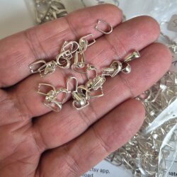 1 Stück Collierschlaufe aus 925 Sterling Silber
