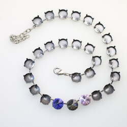 necklace setting for 12 mm Rivoli Swarovski Crystals