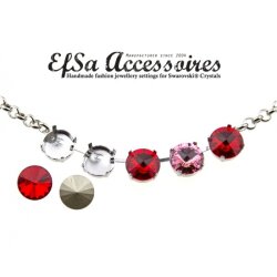 necklace setting for 12 mm Rivoli Swarovski Crystals