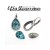 Earring setting for Swarovski Crystals 4320, 14x10 mm