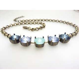 Ketten Fassung fr 10 mm Chatons, Rivoli Swarovski Stein