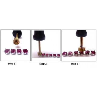 Ketten Fassung fr 10 mm Chatons, Rivoli Swarovski Stein
