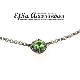 Ketten Fassung fr 10 mm Chatons, Rivoli Swarovski Stein