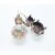 Earring setting for 6 mm Chatons Swarovski Crystals and 4470, 12 mm