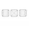 Cube 8 mm Swarovski Kristall