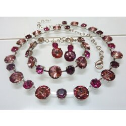 Ketten Fassung für 8 mm und 12 mm Chatons, Rivoli Swarovski Steine