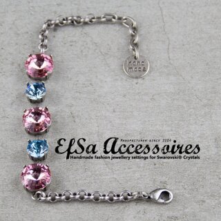 Armband Fassung fr 8 mm und 12 mm Chatons, Rivoli Swarovski Steine