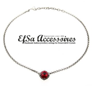 Ketten Fassung fr 12 mm Rivoli Swarovski Stein