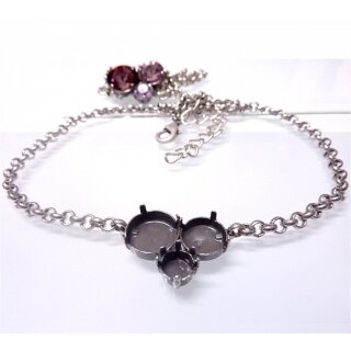 necklace setting für 8 mm Chatons, Rivoli Swarovski...
