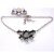 necklace setting for 8 mm Chatons Swarovski Crystals and 4320, 14x10 and 13x18 mm