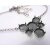 necklace setting für 8 mm Chatons, Rivoli Swarovski Crystals and 1122, 12+14 mm