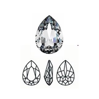 13x18 mm Pearshape Swarovski Kristall