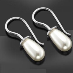 18x10,5 mm Earhook 925 Silver for Beads - 5 pairs