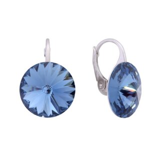 Earrings 925 Silver for Swarovski No. 1122, 14 mm - 5 pairs