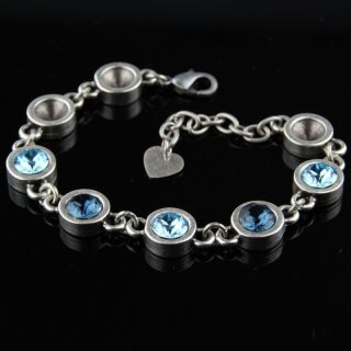 Armband Fassung fr 8 mm Chatons Swarovski Stein
