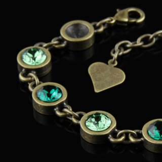 Armband Fassung fr 8 mm Chatons Swarovski Stein